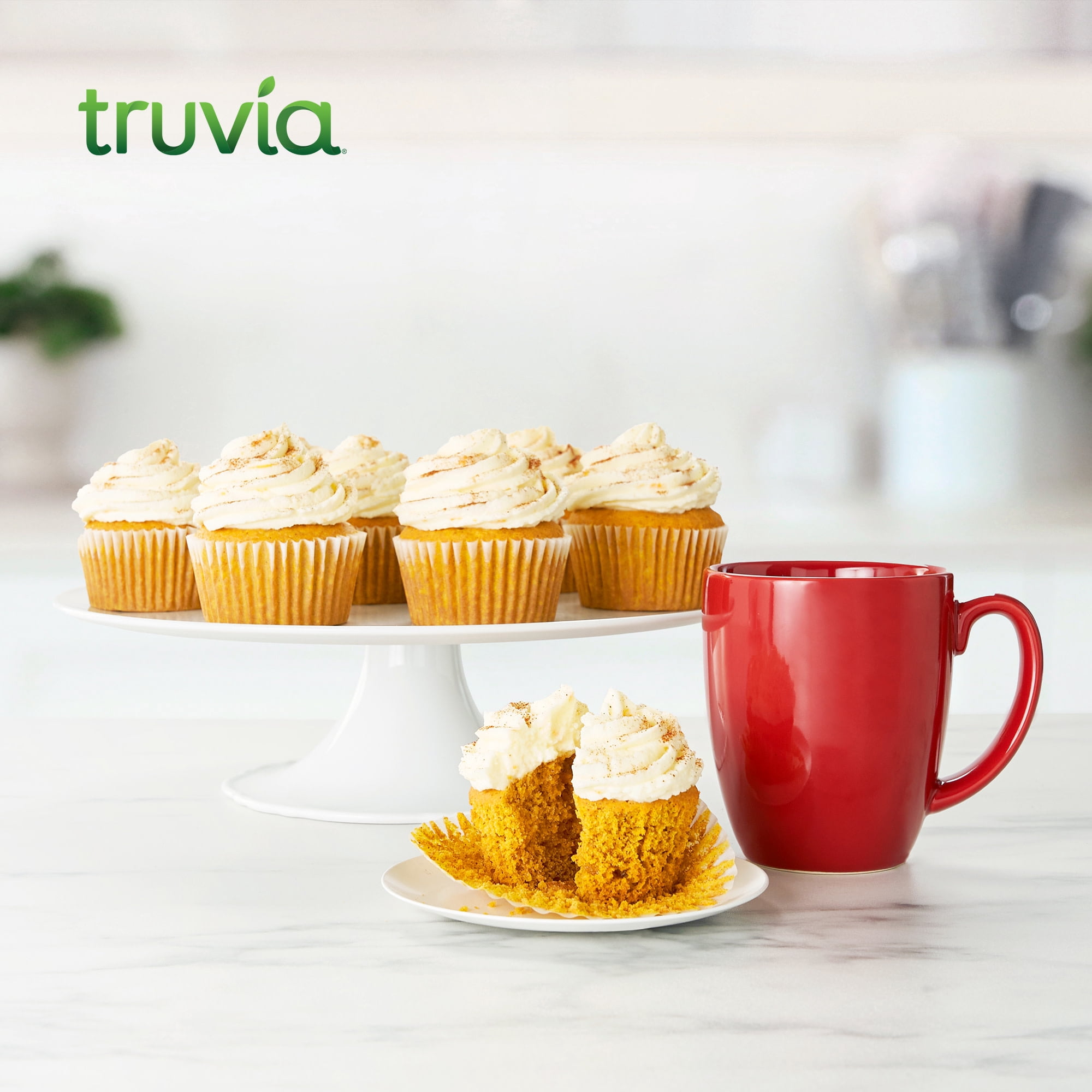 (3 pack) Truvia Cane Sugar Blend, Mix of Stevia Sweetener and Cane Sugar, 24 oz