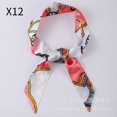 thumbnail image 1 of Un conjunto completo de pañuelos de seda, bolsas para corbatas, cajas de regalo y pañuelos de seda decorativos con cintas finas y estrechas, cintas para el pelo, bordes inclinados y pañuelos de seda, 1 of 6