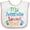 White and Pink, variant on Inktastic Me Meemaw Loves Me Cute Boys or Girls Baby Bib