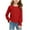 Wine, variant on Zanarzt Girls Long Sleeve Tees Girls' Long Sleeve Shirts for Girls Crewneck Tshirts Casual Basic Top Cotton Sweatshirts Red,8-10 Years