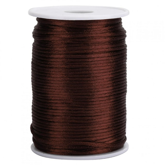 YLSHRF Chinese Knotting Cord, Nylon Satin Cord, 1pcs Knitting Sewing For Jewelry Making Threading