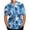 X0-Blue, variant on Bufgaceh Hawaiian Shirts for Men Color Block Print Mens Casual Short Sleeve Button Down Shirts Floral Aloha Beach Shirt