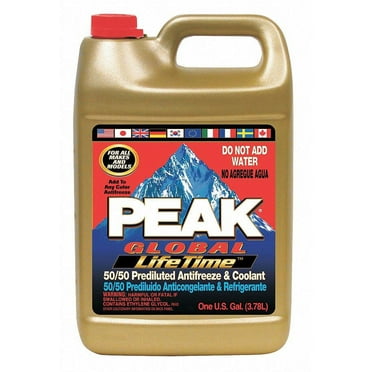 PEAK Global Lifetime 50/50 Antifreeze & Coolant, 1 gal Jug