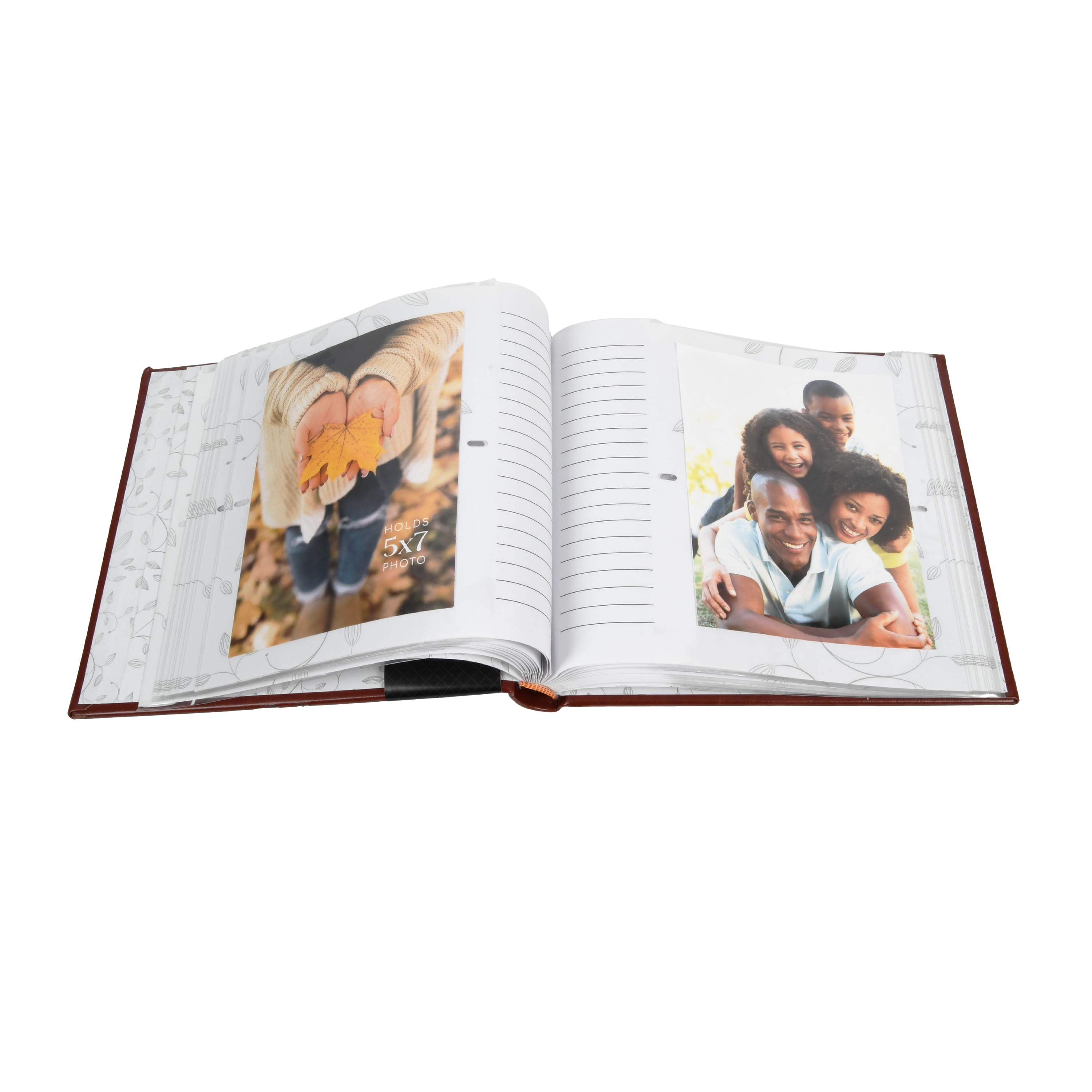 3冊　ELLE Collections New View Gifts Faux Leather Family Tree Embossed Photo Album