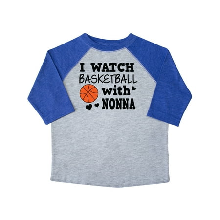 

Inktastic I Watch Basketball with Nonna Gift Toddler Boy Girl T-Shirt