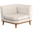 thumbnail image 4 of Modway Engage Mid-Century Modern Upholstered Fabric Corner Sofa in Beige, 4 of 4