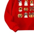 thumbnail image 4 of hengsof Girls Sweatshirts Halloween Printed Long Sleeve Crewneck Pullover Toddler Kids Winter Warm Shirt Sweater Tops 1-13Y, 4 of 6