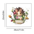 thumbnail image 3 of SLYNSHome Easter Stickers Cute Rabbit Eggs Wall Decals Peel and Stick Bunny Window Clings for Home Party Nursery Spring Summer Decoration, 3 of 6