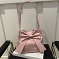 thumbnail image 6 of Stylish Bowknot Decorated Shoulder Bag Casual Handbag Large Capacity Top Handle Bags For Travel And Work, 6 of 20