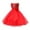 Red, variant on Clothes Open Back Lace And Mesh Bridesmaid Dress Children's Sequined Sleeveless Chiffon Dress Performance Dress Dress Skirt