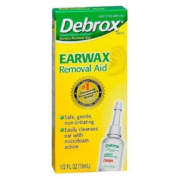 debrox earwax removal aid drops, 2 count