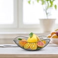 thumbnail image 5 of Frutero, Frutero de metal, Cesta de frutas de 1 pieza, Cesta de frutas, Cesta de frutas de alambre, Cuencos de frutas, Soldado a mano, Antideslizante, Fuerte capacidad de carga, Para, 5 of 5