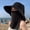 Black, variant on Yoyauz Summer Hat Women's Sun Hat Fishing Hat Wide brimmed Shawl Collar Flip UPF50+Sunshade Hat Beach