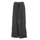 thumbnail image 4 of Pantalones anchos ajustables con nudo en la cintura para mujer 2025: informales, poliéster, cordón, tallas S-XXL, ropa de yoga/playa, 4 of 4