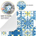 thumbnail image 5 of Iauyy Dish Drying Mat for Kitchen Counter, Super Absorbent & Hanging 16x18 / 18x24 Inch (S/M) Spanish Tile Elements, 5 of 8