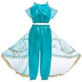 Girls Princess Jasmine Costume Halloween Cosplay Party Dress Up