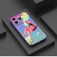 thumbnail image 3 of "Llame la atención con esta moderna funda para teléfono plateada de color mate de doble capa con estampado gráfico para iPhone15 Pro Max", 3 of 4