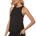 thumbnail image 5 of XFLWAM Workout Tank Tops for Women Cool-Dry Sleeveless Loose Fit Yoga Shirts Long Athletic Tops for Women Black S, 5 of 6