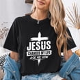 thumbnail image 4 of Jollimate Jesus Changed My Life Shirt, Women's Jesus Tee, Religious Gift For Her, Faith Gift, 4 of 6