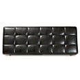 thumbnail image 5 of Baxton Studio Sanford Tufted & Upholstered Bench, Dark Brown, 5 of 8