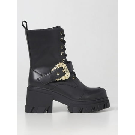 

Versace Jeans Couture Flat Ankle Boots Woman Black Woman