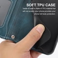 thumbnail image 5 of For Samsung Galaxy S22 Ultra Cover with Card Slot Shockproof Luxury Leather Zipper Wallet Magnrtic Stand Case, 5 of 5