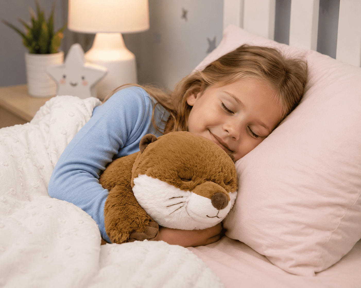 Moonmeadow 14 inch Weighted Otter Plush, Super Soft Stuffed Animal Brand