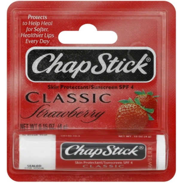 ChapStick Lip Balm Strawberry 0.15 oz (Pack of 3) - Walmart.com - Walmart .com ChapStick Lip Balm Strawberry 0.15 oz (Pack of 3) - Walmart.com - Walmart .com