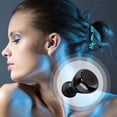 thumbnail image 4 of Auriculares inalámbricos, auriculares de botón de emparejamiento automático, auriculares 5.0, auriculares de botón estéreo inalámbricos verdaderos para correr, 4 of 5