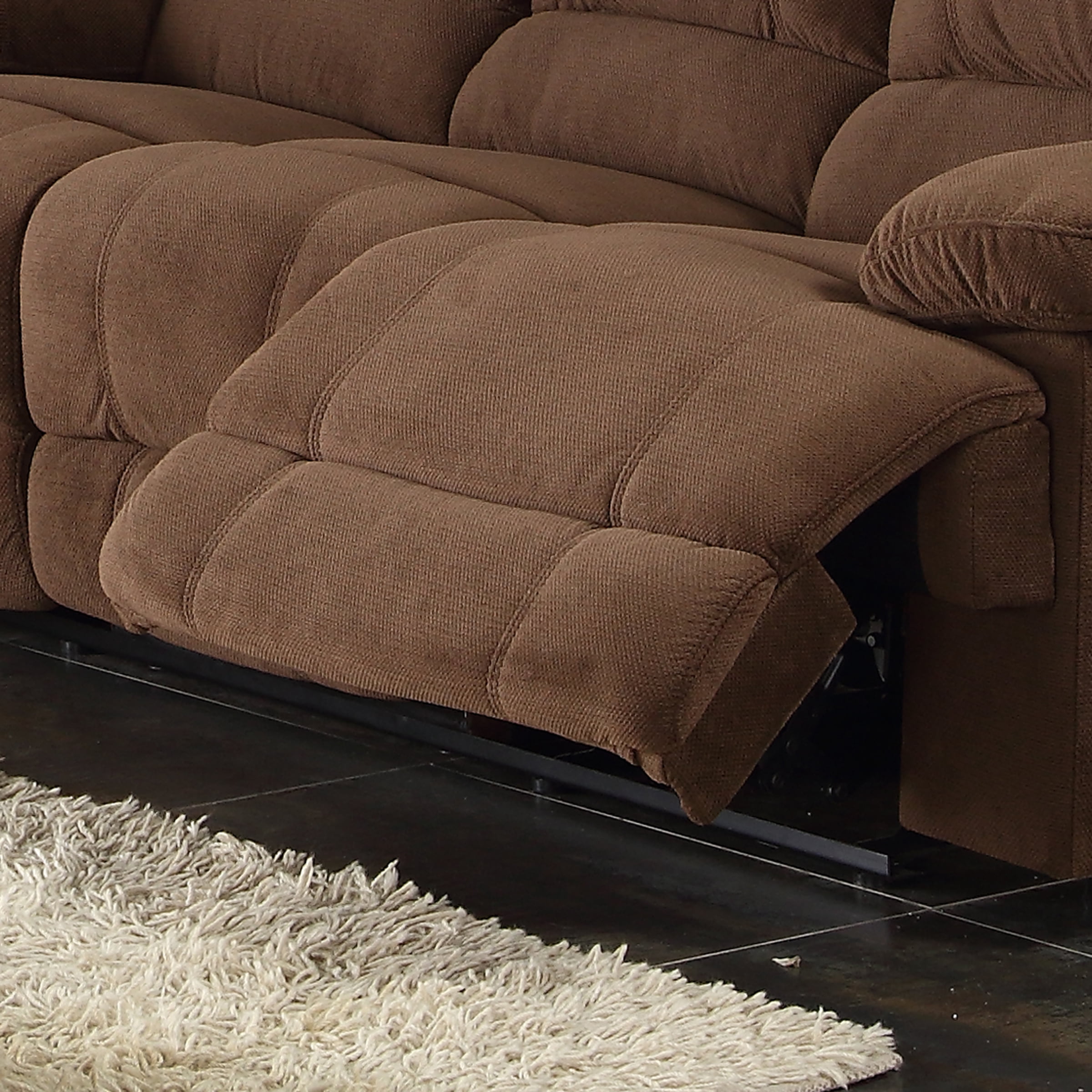 AC Pacific Kevin Collection Contemporary 3-Piece Upholstered Transitional Sectional Set