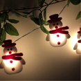 thumbnail image 5 of 1,5 m 10led muñeco de nieve árbol de Navidad Led guirnalda de luces decoración navideña Compatible con el hogar (blanco cálido) 1 Uds, 5 of 5