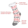 thumbnail image 5 of FOCUSSEXY Womens Fuzzy Socks with Grips Non Slip Slipper Socks Cozy Christmas Gift Warm Fluffy Gripper Socks 4 Pair, 5 of 7
