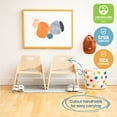 thumbnail image 6 of Stackable Wooden Toddler Chair, 8in, 6 of 10