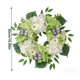 thumbnail image 3 of Anillo De Plástico Corona de Pascua verde con flores de primavera para decorar la puerta principal (1 unidad) JASKFLY, 3 of 9