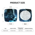 thumbnail image 5 of Gukieu Celestial Ram Night Sky Print Square Cushion Cover, Elastic Strap Chair Protector, Suitable for Family Restaurant, Hotel Banquet Decorations-Four Pieces, 5 of 7
