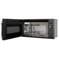 thumbnail image 2 of Café CVM517P3RD1 1.7 Cu. Ft. Matte Black Convection Over-the-Range Microwave with Air Fry, 2 of 5