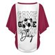 thumbnail image 5 of Women's Football Graphic T-Shirt, Soccer Fans V-Neck Short Sleeve T-Shirt with Print, Soft Lightweight Soccer Apparel Shows Player Number for Soccer Tournament 2026 Wine Size: L, 5 of 5