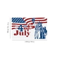 thumbnail image 2 of Independence Day Patriotic Hanging Cloth, 4th of July American Flag & Statue of Liberty Banner, Festive Background for Home & Party Decor (A), 2 of 4