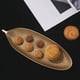 thumbnail image 2 of 5 Bandejas Decorativas Nórdicas con Forma de Hojas Doradas, Bandeja para Servir Joyas, Bandeja para Aperitivos y Frutas, Organizador de Mesa., 2 of 5