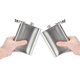 thumbnail image 5 of 2X Stainless Steel Hip Flask and Funnel, 8oz.227 ml | Suitable for Carrying Alcohol, 5 of 5