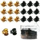 thumbnail image 1 of Mini pinzas para el Cabello Hugo Marrón Negro Cabello de mujer, 1 of 9
