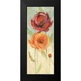 thumbnail image 2 of Robinson, Carol 12x24 Black Modern Framed Museum Art Print Titled - Sweet Poppies I, 2 of 5