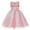 Pink, variant on Kids Little Girl Pageant Party Dresses Colorful Formal Sequin Flower Tulle Tutu