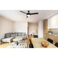 thumbnail image 2 of Canarm CF48CA33BK Calibre 48" 3 Blade Indoor Ceiling Fan - Black, 2 of 3