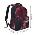 thumbnail image 2 of Haiem Mesmerizing Pink Jellyfish Printed School Backpack,Casual Travel Lightweight Backpack,Durable Comfortable Multifunctional Backpack,Laptop Backpack, 2 of 6