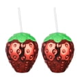 thumbnail image 1 of Taza Divertida de Fiesta Sunnimix 2 Piezas Botella de Agua fresa Para Celebración Camping Picnic, 1 of 8