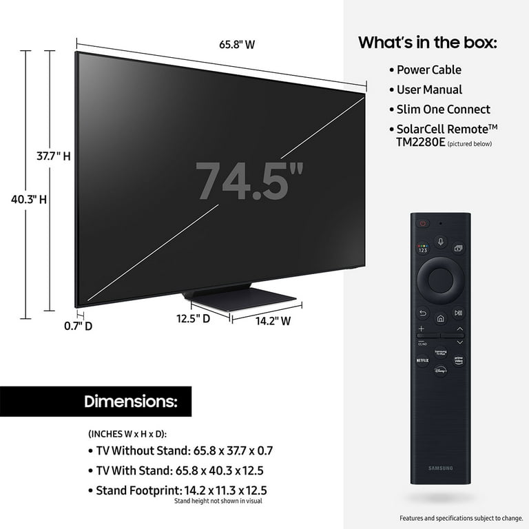 2021 Neo QLED 4K QN95A TV 75 pulgadas: Precio