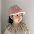 thumbnail image 4 of Favoffer Kids' Wool Baseball Hat Bow-Decorated Thickened Boys Girls Fall Winter Cotton Lamb Warm Hat 1-5Y, 4 of 6