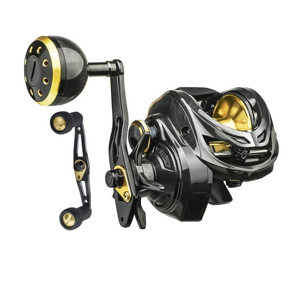 Baitcasting Reel,Baitcasting Reels High .3:1 Gear Ratio,Baitcaster Fishing Reel Brake System,Baitcast Drag Right Left Hand,Freshwater Saltwater Right Hand