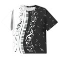 thumbnail image 4 of JAJAHO Mens T Shirt Plus Size Short Sleeve Graphic Tee Funny Printed Loose Fit Crew Neck Casual Daily Wear Summer Stylish Tops, 4 of 5